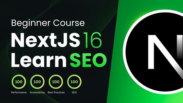 NextJS 15 SEO Course - Learn Metadata, Robots, Sitemap, OpenGraph...